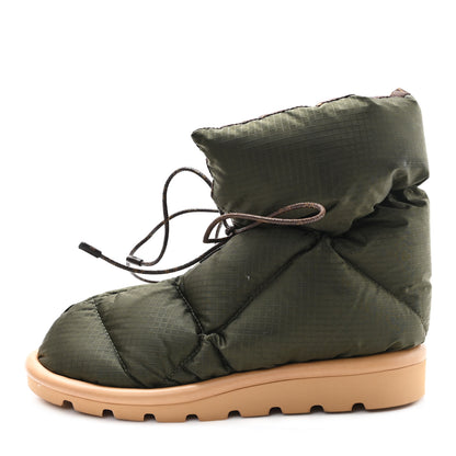 Louis Vuitton Nylon Monogram Pillow Comfort Ankle Boot 37 Khaki 1 of 8