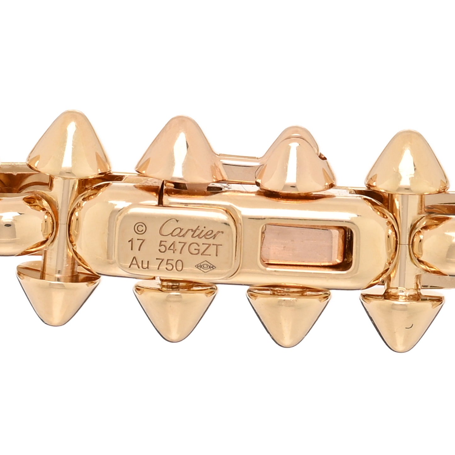 18K Yellow Gold Medium Clash De Cartier Flexible Bracelet 17