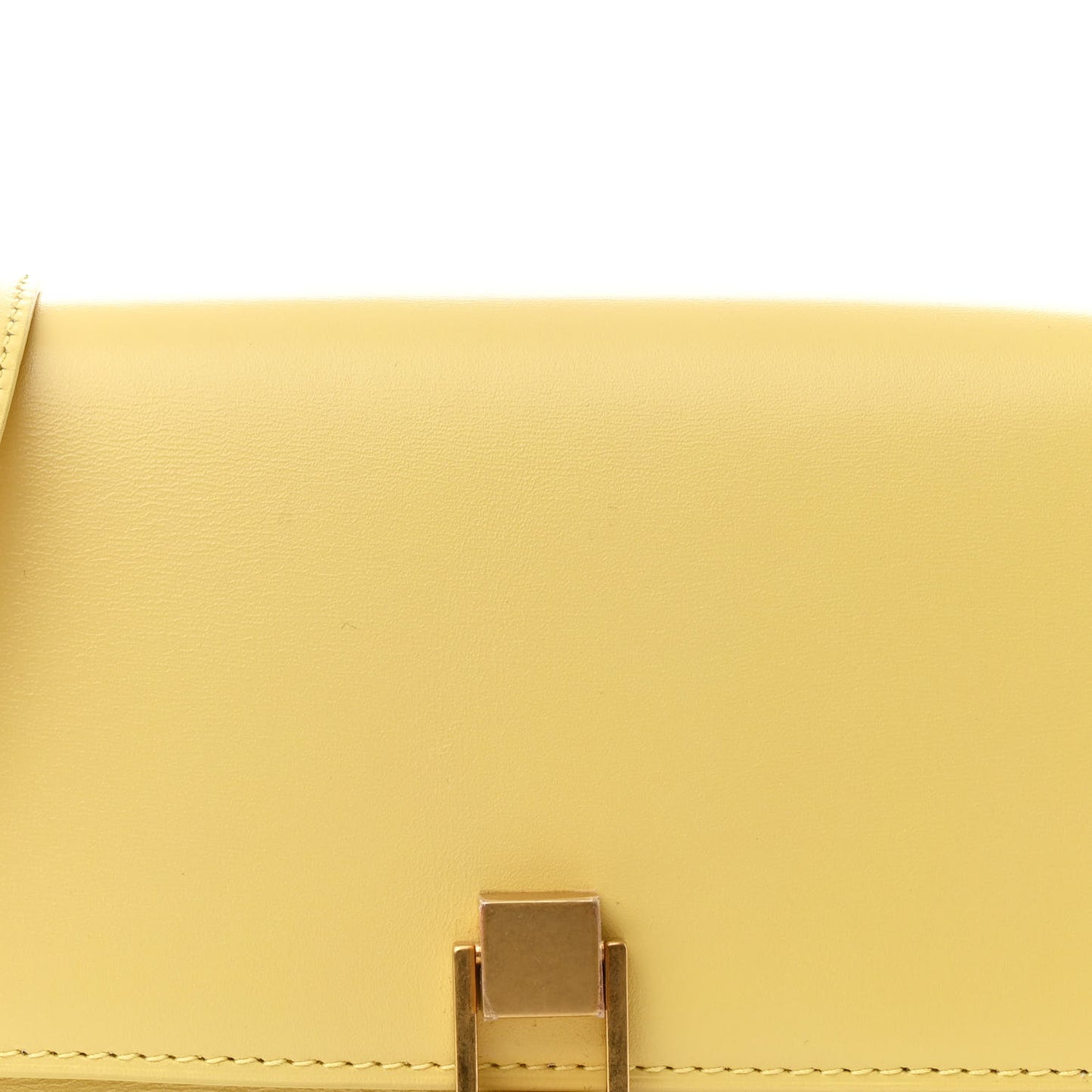Smooth Calfskin Carre Satchel Paille