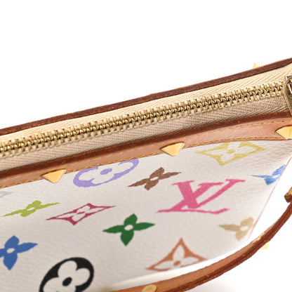 Louis Vuitton Monogram Multicolor Pochette Accessories White 9 of 10