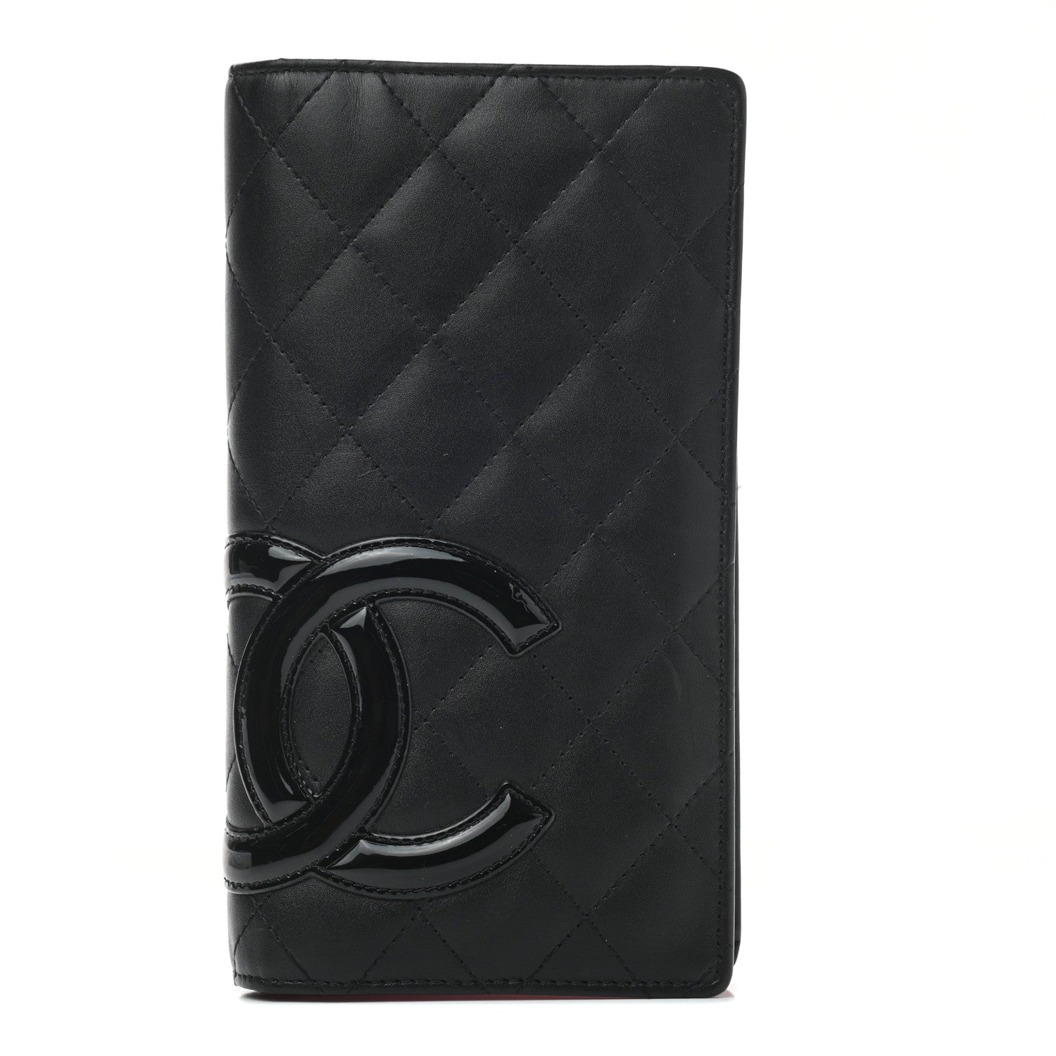 Chanel Calfskin Quilted Cambon Yen Wallet Black 1 of 7