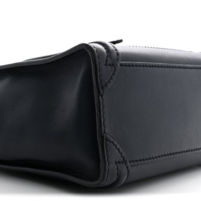 Celine Smooth Calfskin Nano Luggage Ink 9 of 15