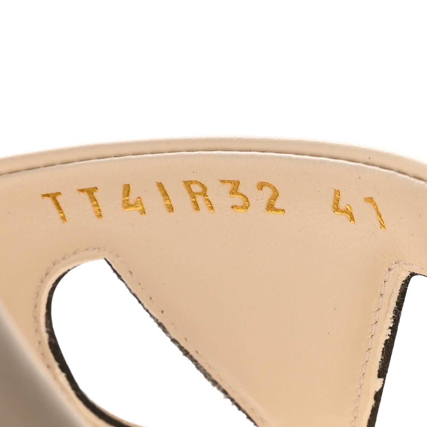 Valentino Garavani Calfskin Vlogo Cut Out 60mm Slide Sandals 41 Light Ivory 9 of 9