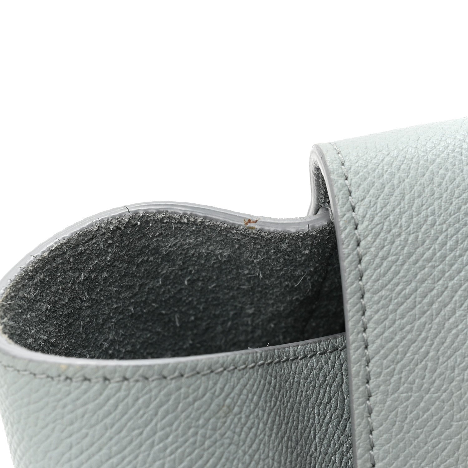 Celine Grained Calfskin Mini Belt Bag Cloud 11 of 17