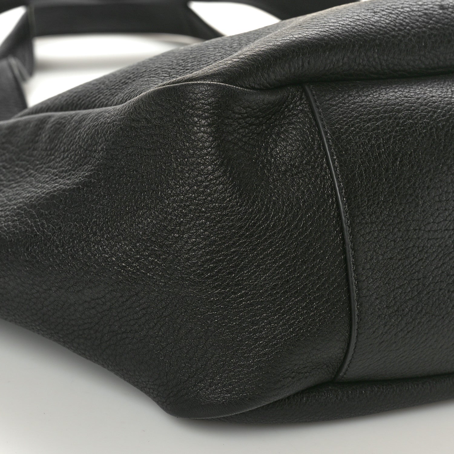 Saint Laurent Grained Deerskin Bea Tote Black 8 of 11