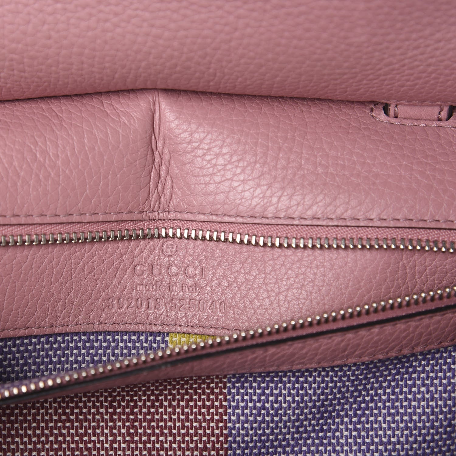 Gucci Cellarius Calfskin Medium Bamboo Daily Top Handle Bag Carmine Rose 6 of 9