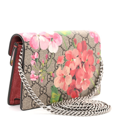 Gucci GG Supreme Monogram Blooms Super Mini Dionysus Shoulder Bag Beige Multicolor Dry Rose 3 of 9