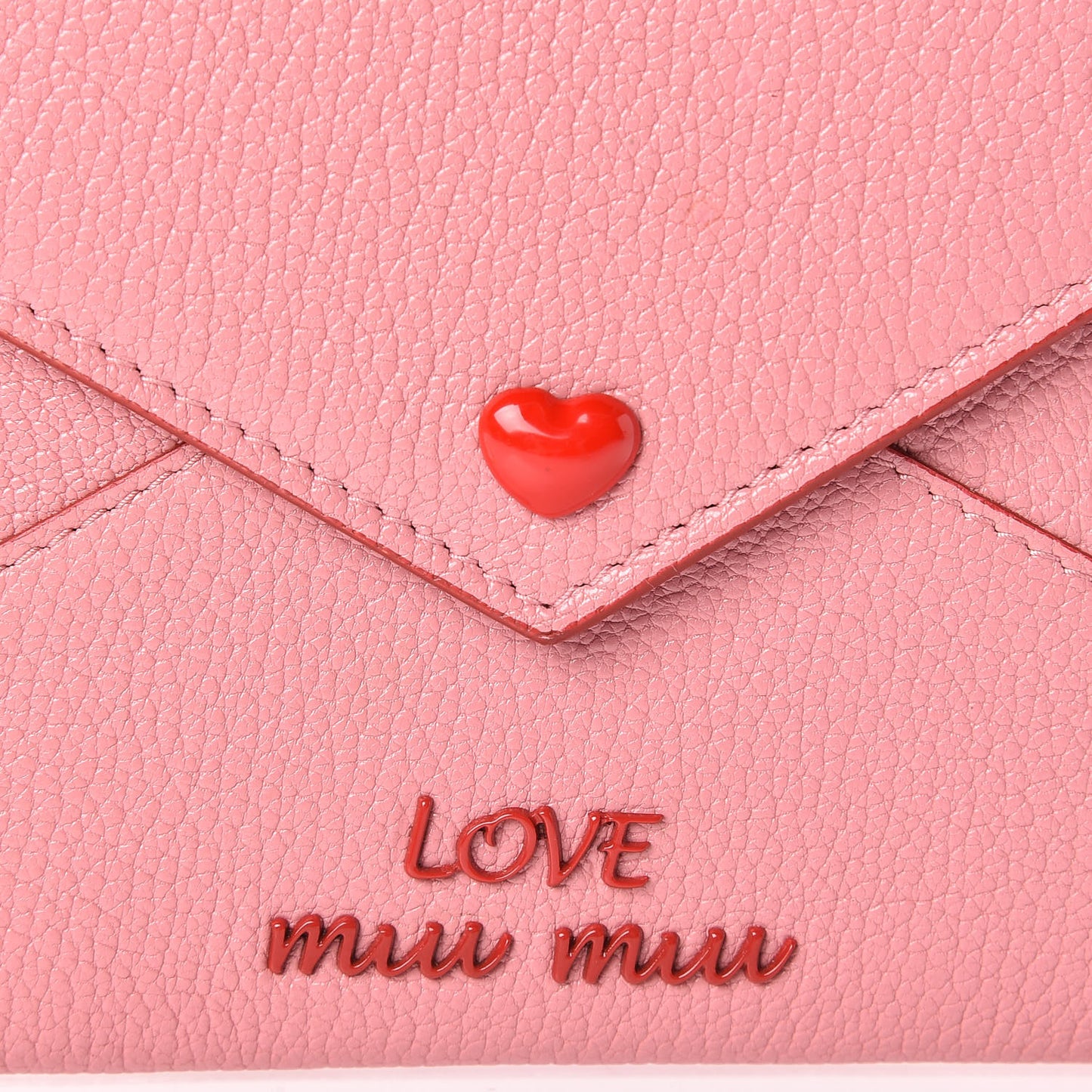 Goatskin Madras Love Wristlet Pouch Orchidea