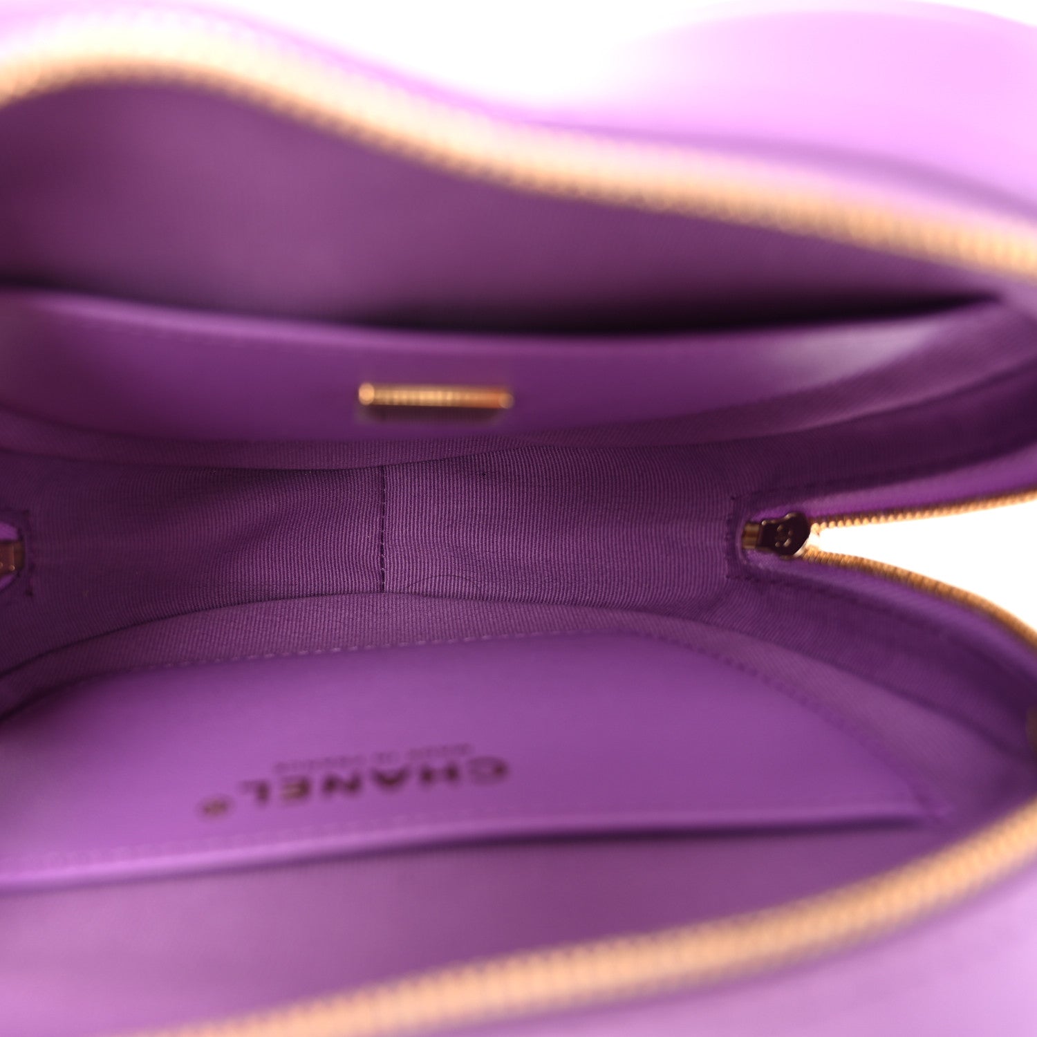 Chanel Lambskin Quilted CC In Love Heart Bag Purple 5 of 10