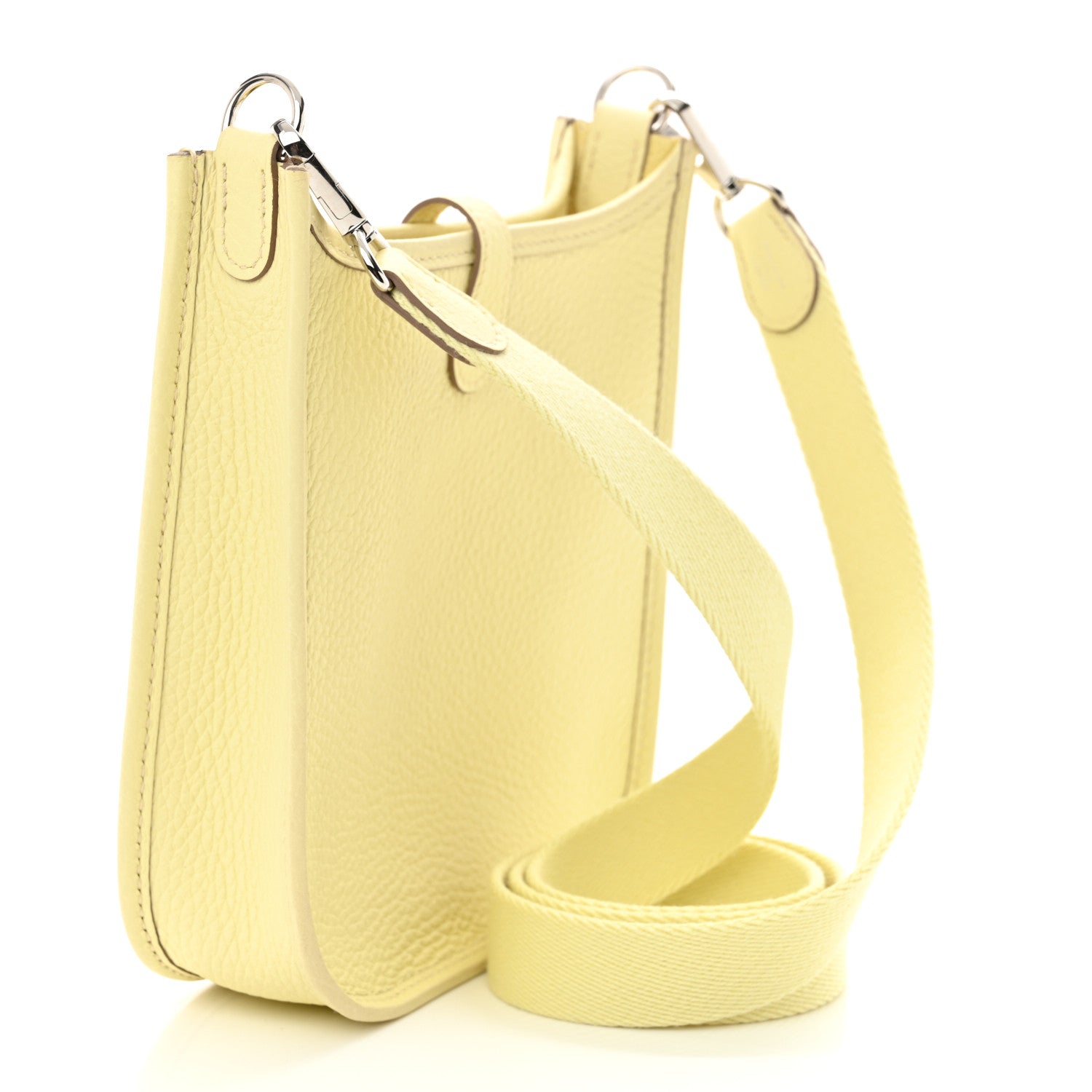 Hermes Taurillon Clemence Evelyne TPM Jaune Milton 3 of 11
