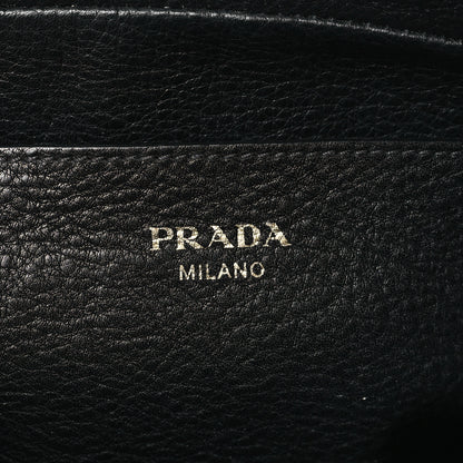 Prada Vitello Phenix Crossbody Bag Black 6 of 8