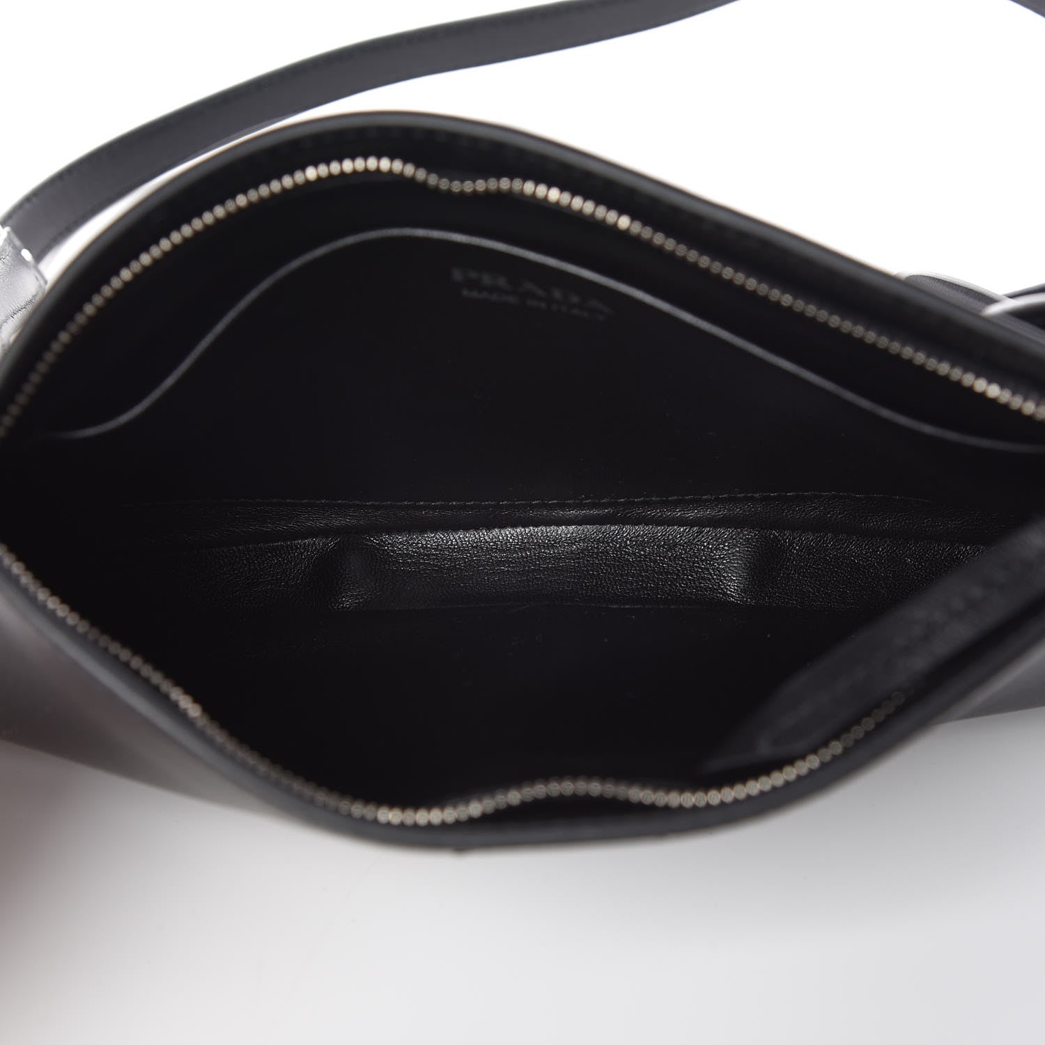 Prada City Calfskin Sidonie Crossbody Bag Black 7 of 8