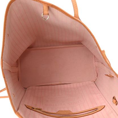 Louis Vuitton Damier Azur Neo Neverfull MM Rose Ballerine 4 of 13