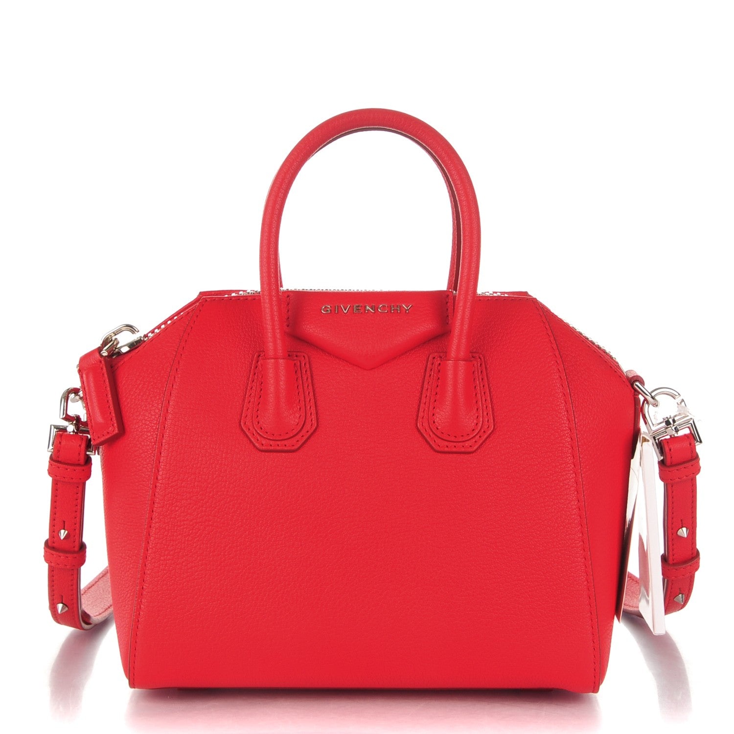 Givenchy Sugar Goatskin Mini Antigona Medium Red 1 of 7