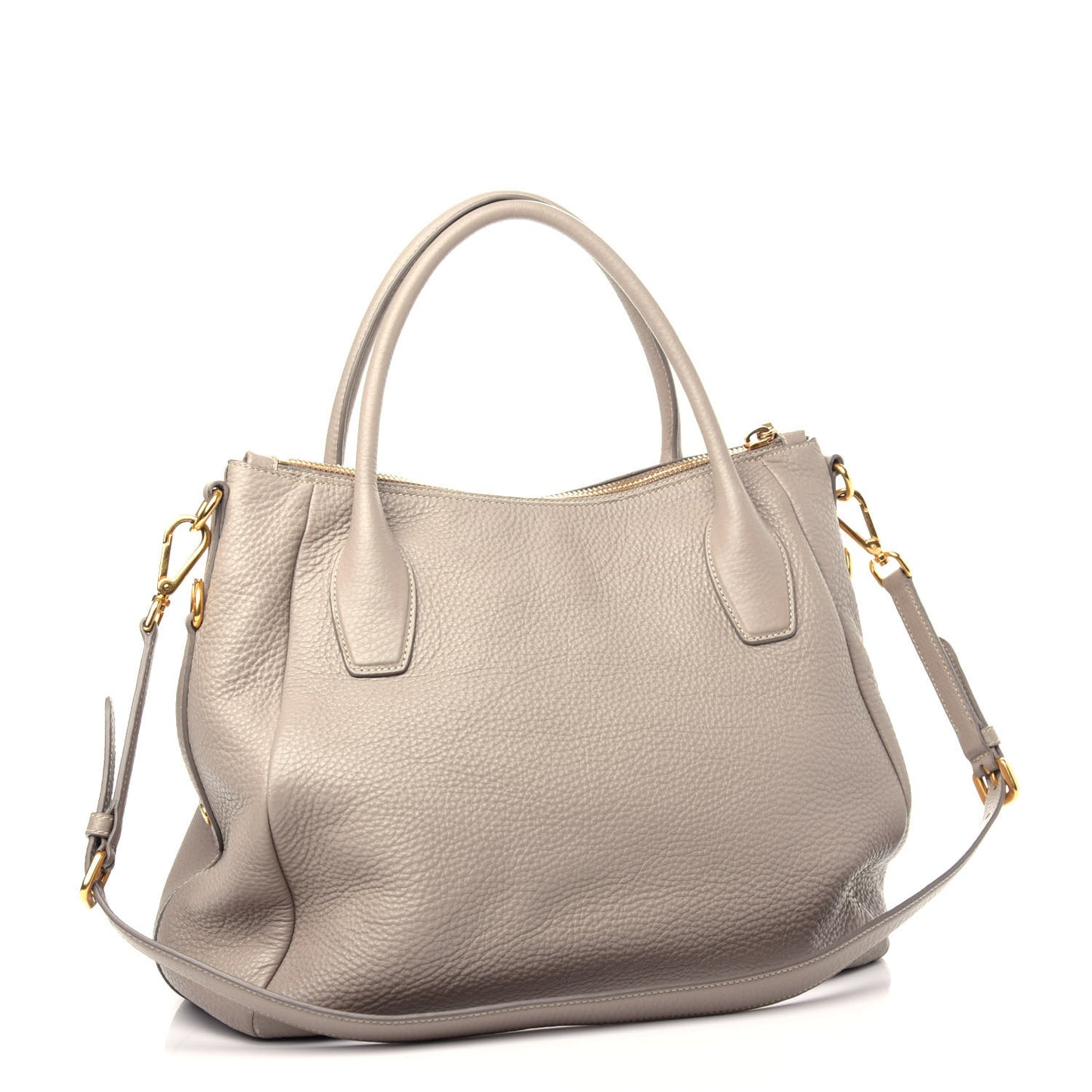 Vitello Daino Shoulder Bag Argilla