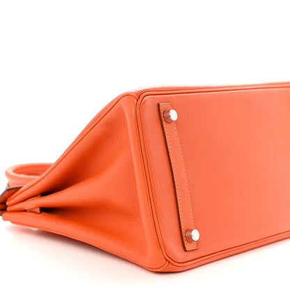 Hermes Epsom Birkin 30 Orange Poppy 9 of 13