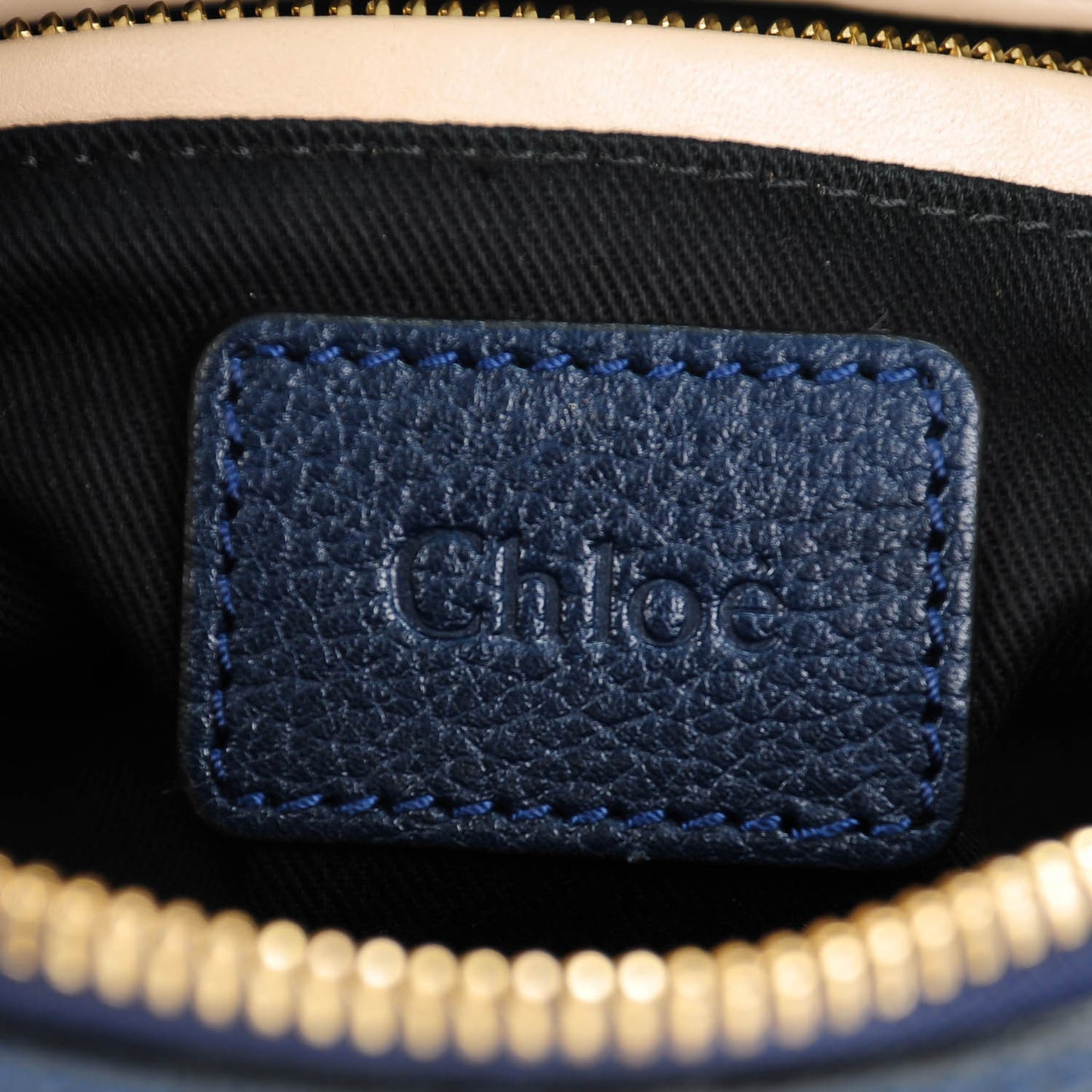 Calfskin Small Paraty Midnight Blue