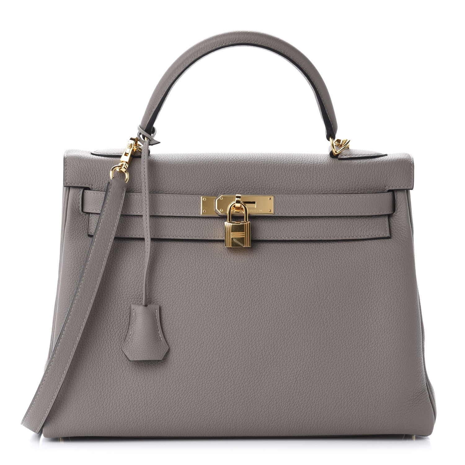 Hermes Togo Kelly Retourne 32 Gris Asphalte 1 of 10