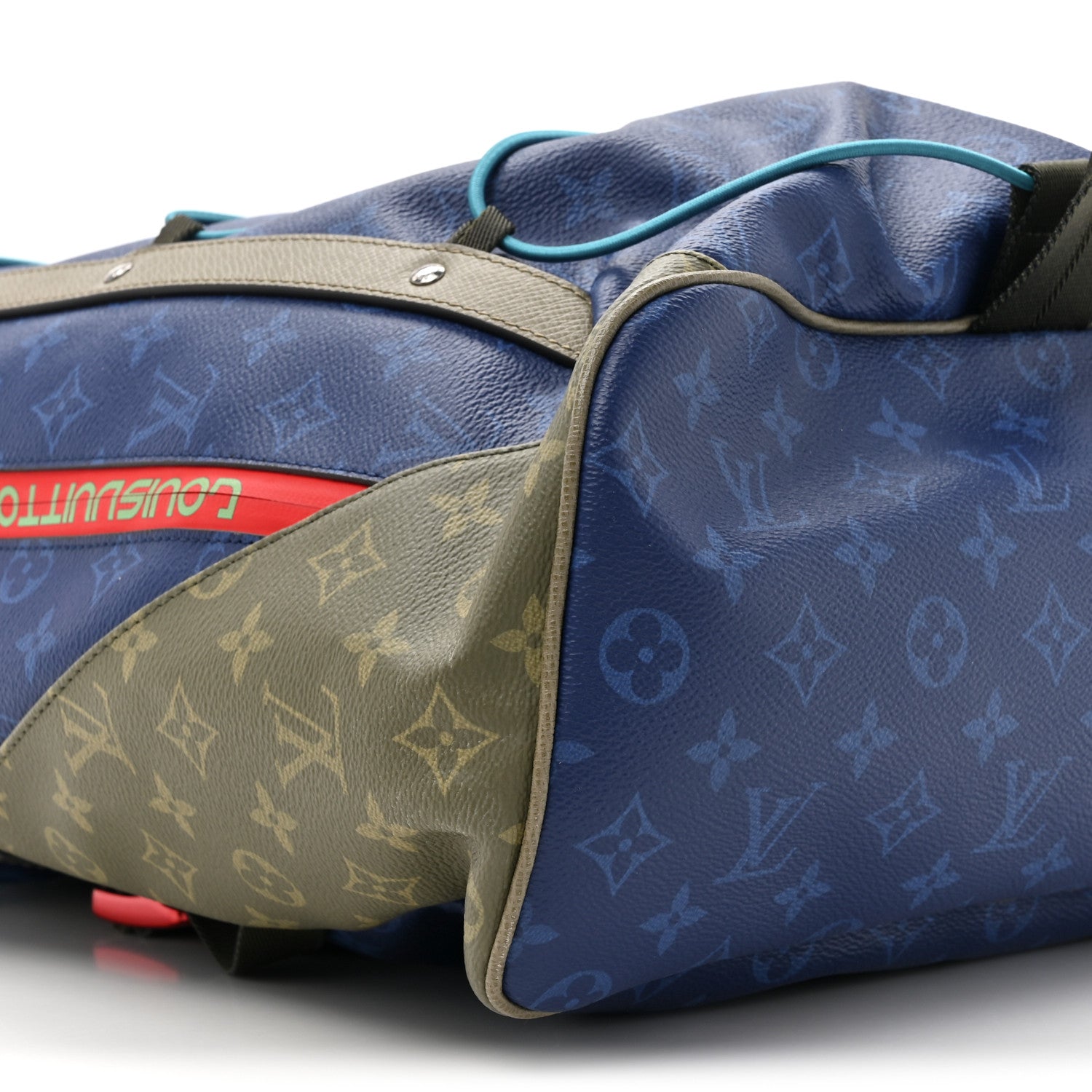 Louis Vuitton Monogram Taiga Outdoor Backpack Pacific Blue 9 of 12