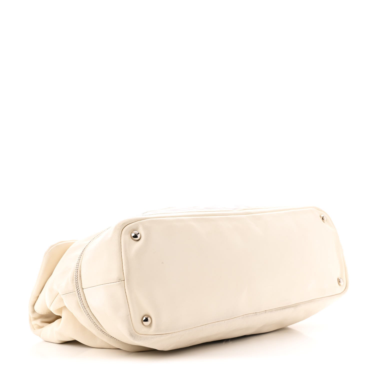 Chanel Calfskin Large Expandable Paris London Flap Bag White 4 of 11