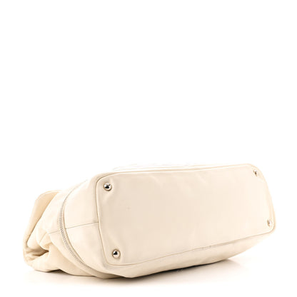 Chanel Calfskin Large Expandable Paris London Flap Bag White 4 of 11