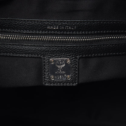 MCM Calfskin Medium Patricia Hobo Black 6 of 9