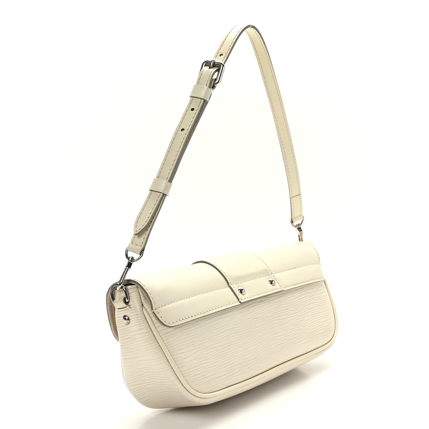 Louis Vuitton Epi Montaigne Clutch Ivory 3 of 8