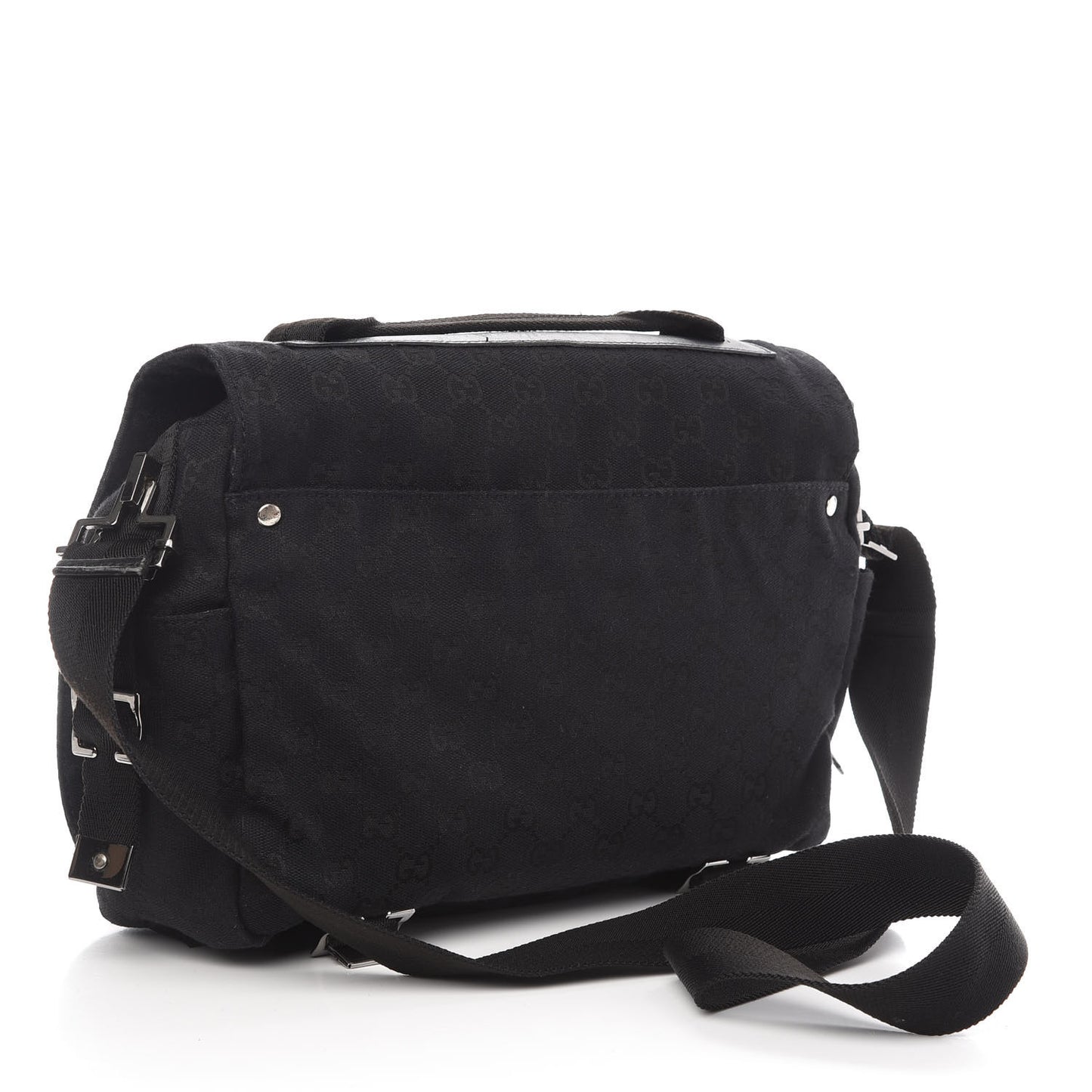 Monogram Messenger Bag Black