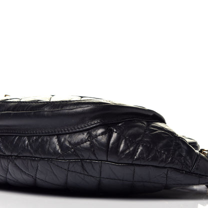 Chanel Aged Calfskin Quilted Waist Bag With Coin Purse Black 9 of 9