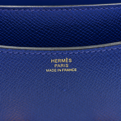 Hermes Epsom Constance 18 Bleu Electrique 10 of 17