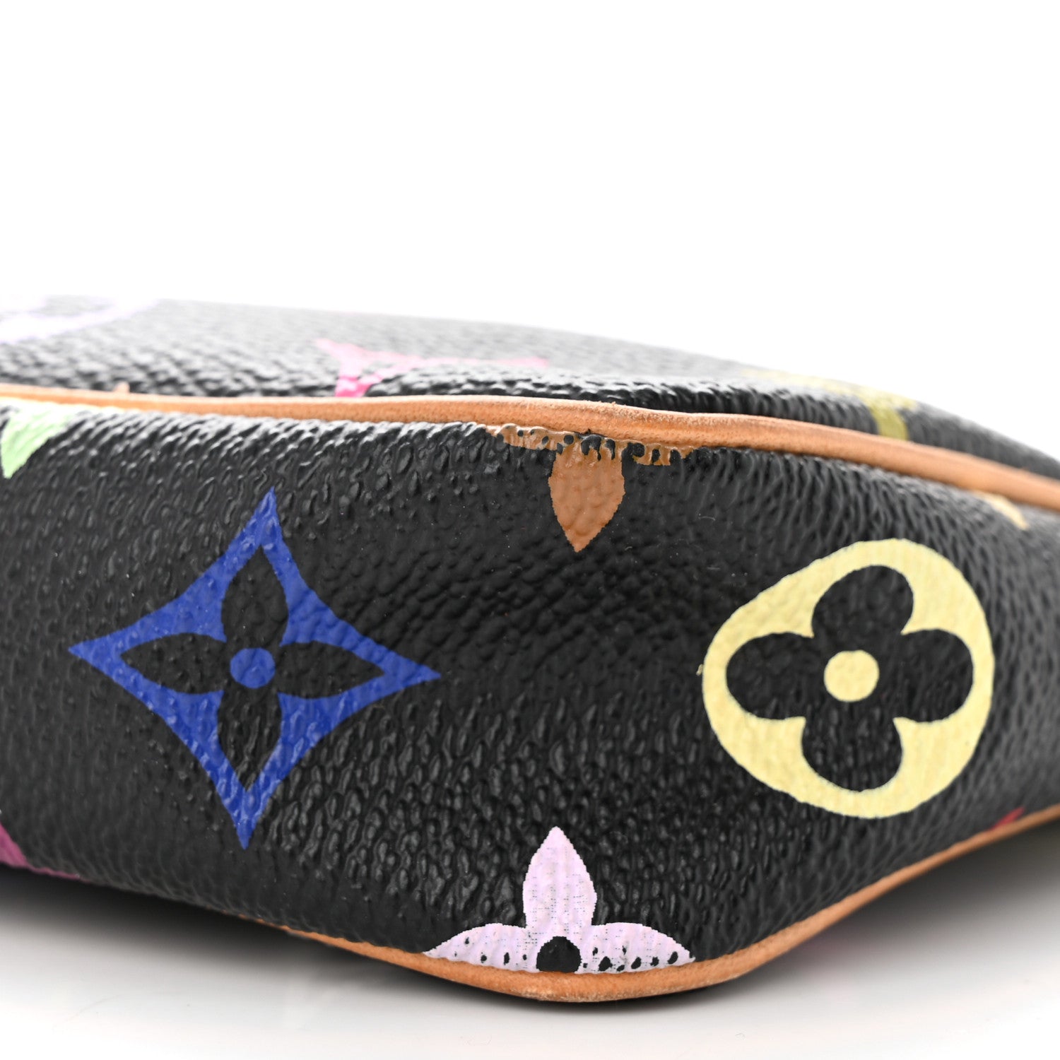 Louis Vuitton Monogram Multicolor Pochette Accessories Black 9 of 11