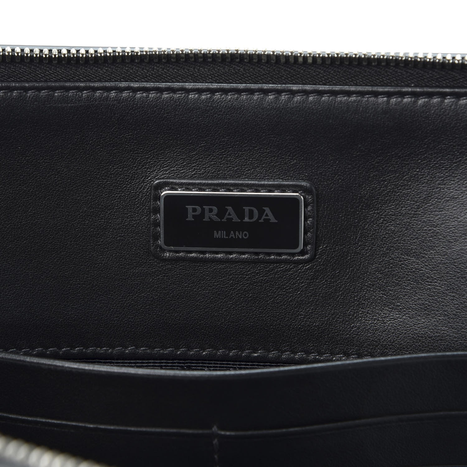 Prada Saffiano Document Holder Black 7 of 7