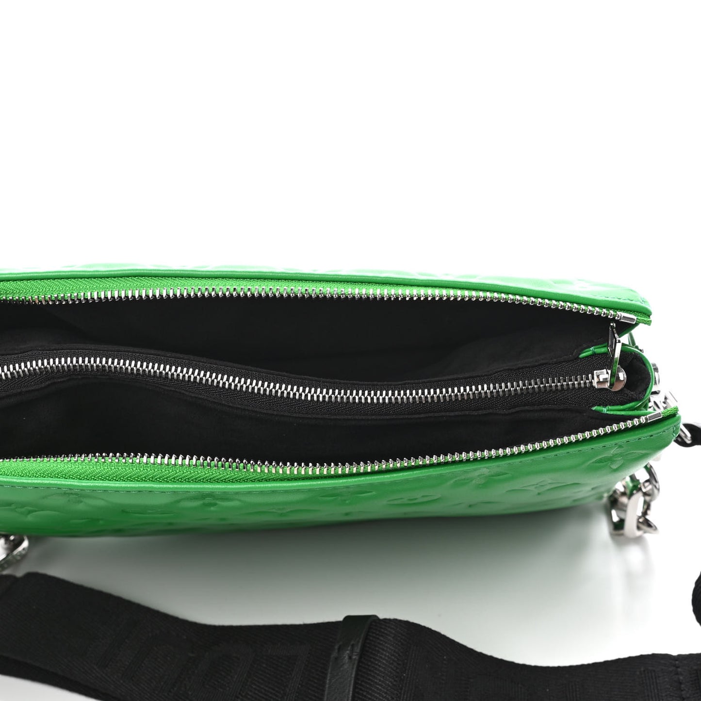 Lambskin Embossed Monogram Coussin PM LV Motion Green