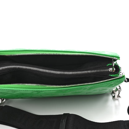 Louis Vuitton Lambskin Embossed Monogram Coussin PM LV Motion Green 4 of 4