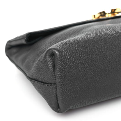 Salvatore Ferragamo Calfskin May Clutch Grey 7 of 8