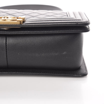 Chanel Caviar Quilted Medium Boy Flap Black 10 of 10