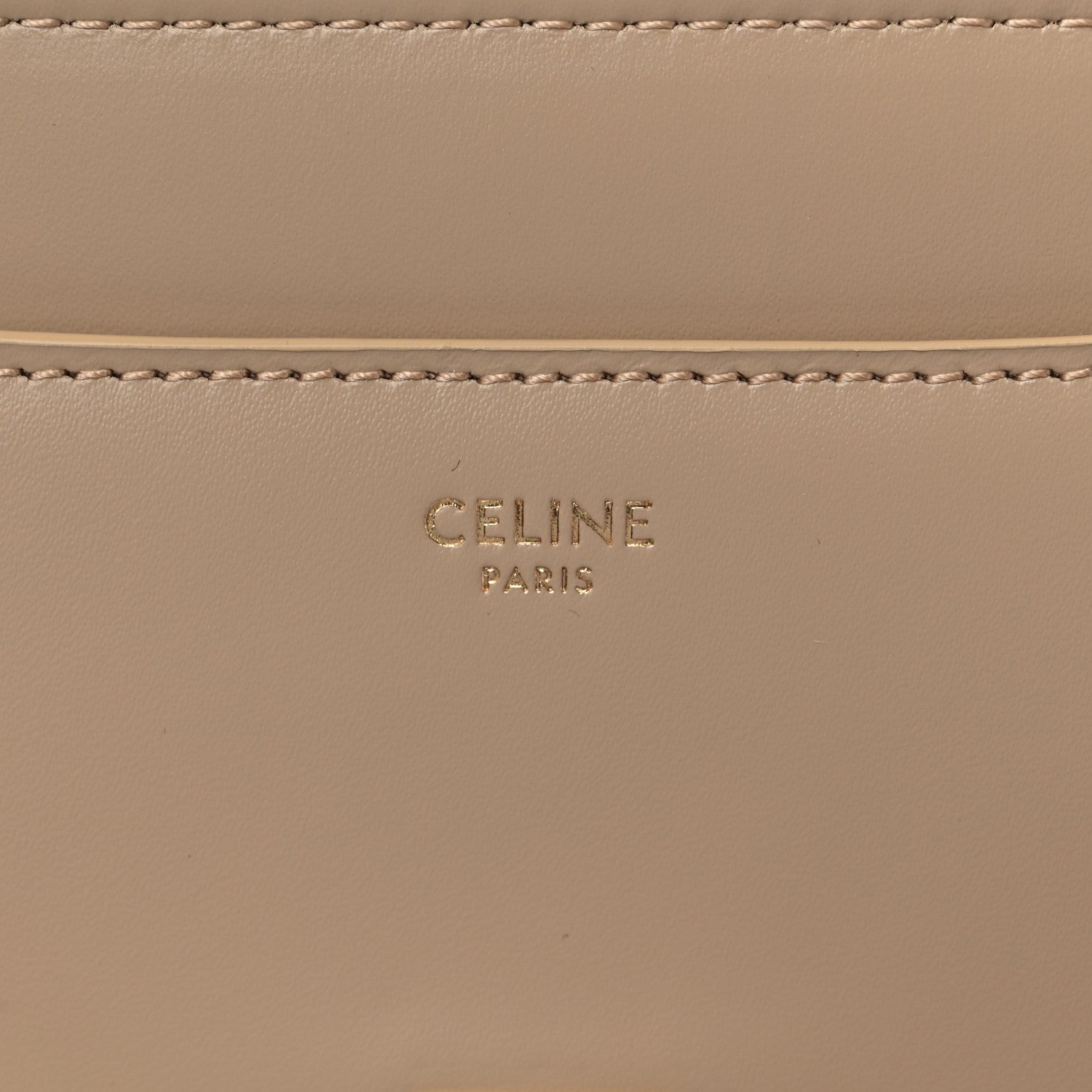 Celine Satinated Calfskin Small 16 Top Handle Bag Beige 7 of 12