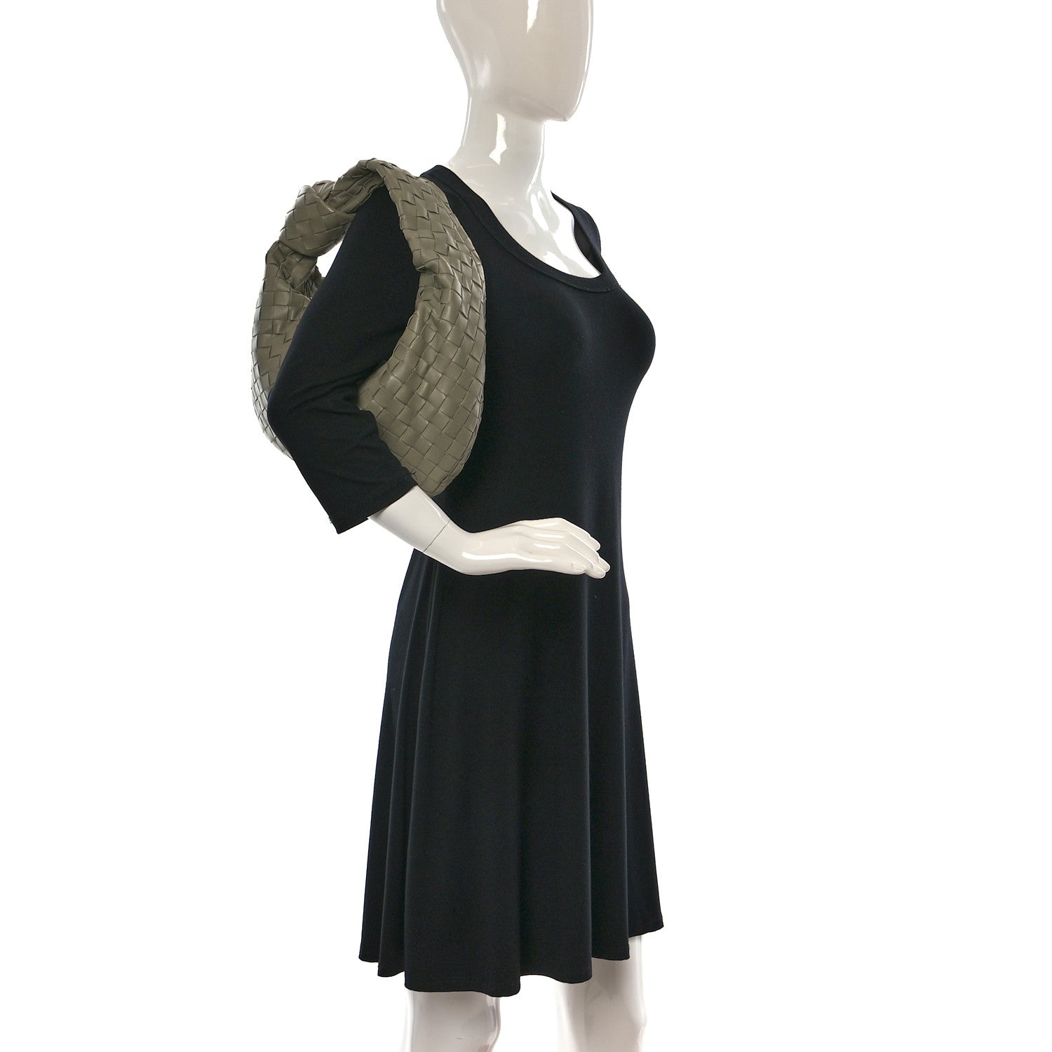 Bottega Veneta Nappa Intrecciato Teen Jodie Hobo Travertine 2 of 9