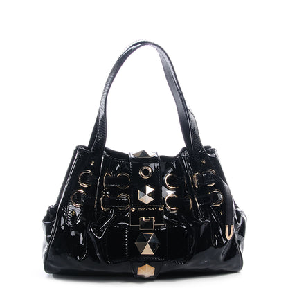 Jimmy Choo Patent Leather Riki Tote Black 1 of 7