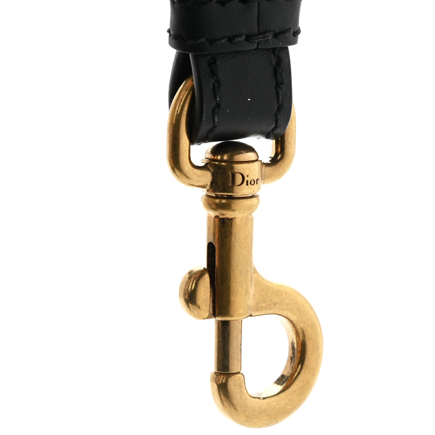 Christian Dior Canvas Embroidered Shoulder Strap Black Multicolor 5 of 5