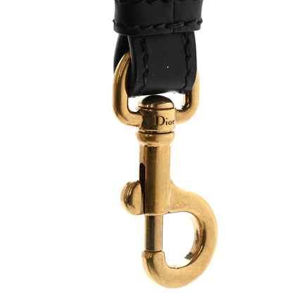 Christian Dior Canvas Embroidered Shoulder Strap Black Multicolor 5 of 5