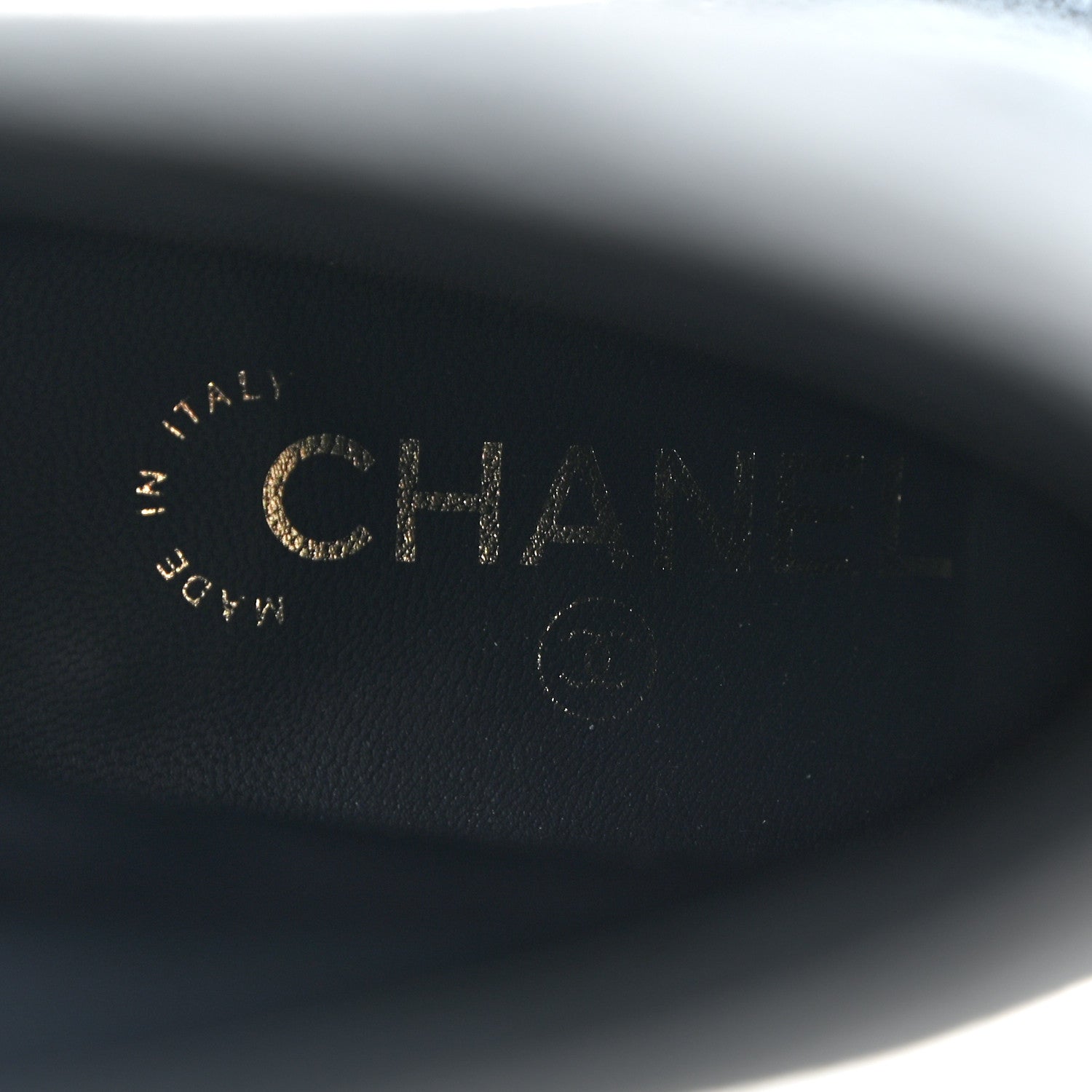 Chanel Suede Calfskin Fabric Short Boots 41 Blue 6 of 8