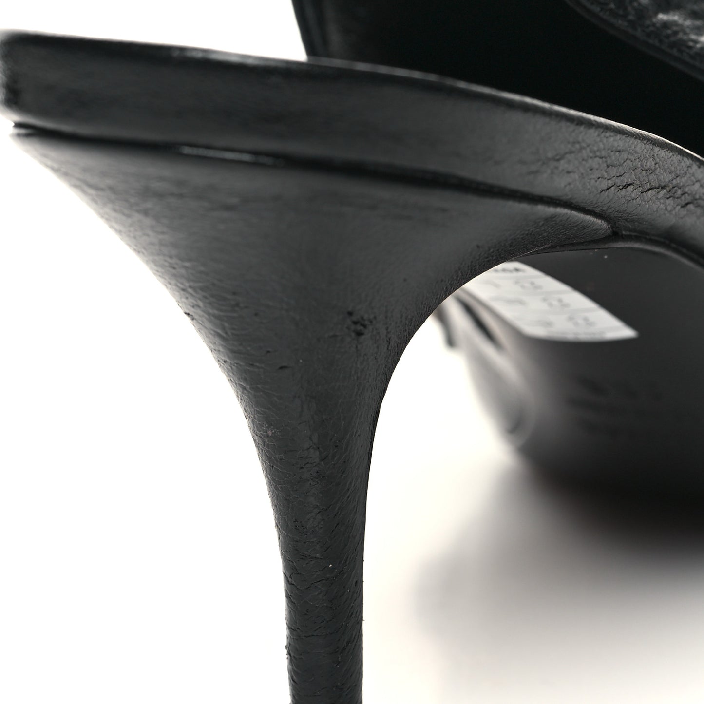Agneau Arena Cagole 70mm Slingback Pumps 38.5 Black