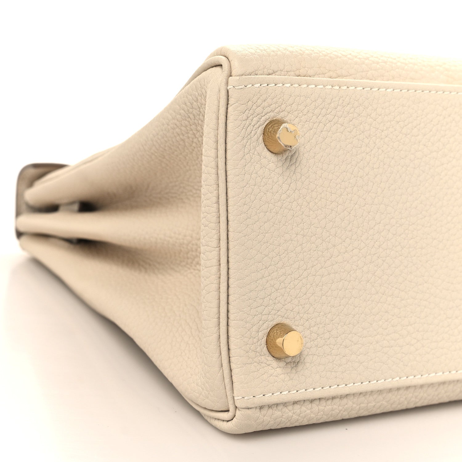 Hermes Togo Kelly Retourne 28 Craie 9 of 10