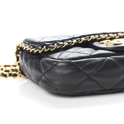 Chanel Calfskin Mini Chain Me Flap Black 10 of 12