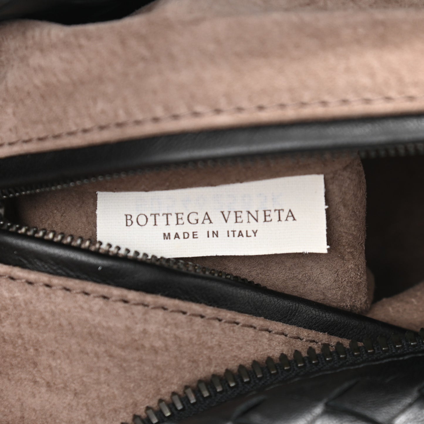 Nappa Intrecciato Brick Tote Black