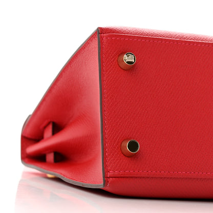 Hermes Epsom Kelly Sellier 25 Rouge Casaque 8 of 11