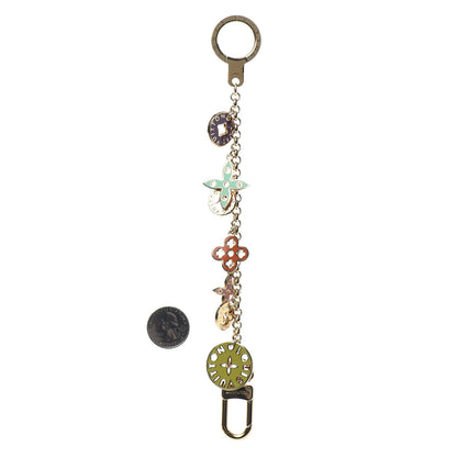 Louis Vuitton Enamel Looping Key Chain Bag Charm Multicolor 2 of 4