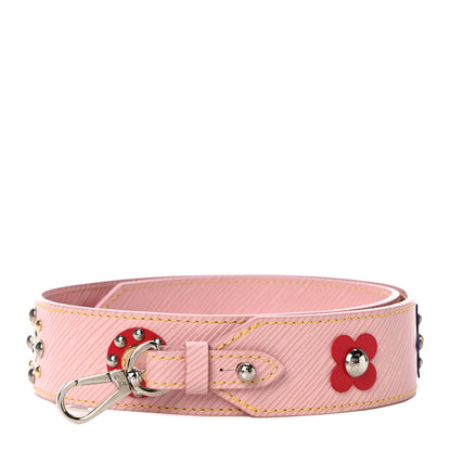Louis Vuitton Epi Mechanical Flowers Bandouliere Shoulder Strap Rose Ballerine 1 of 6