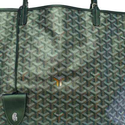 Goyard Iridescent Goyardine Saint Louis GM Pearly Green 9 of 11